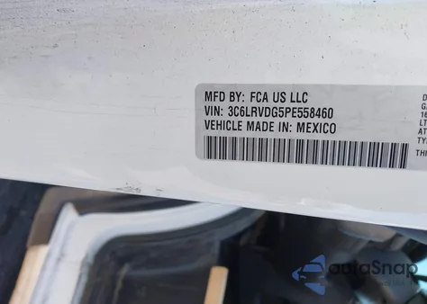 2023 Ram Promaster 2500 High Roof 159 Wb из США, поврежденный, VIN 3C6LRVDG5PE558460